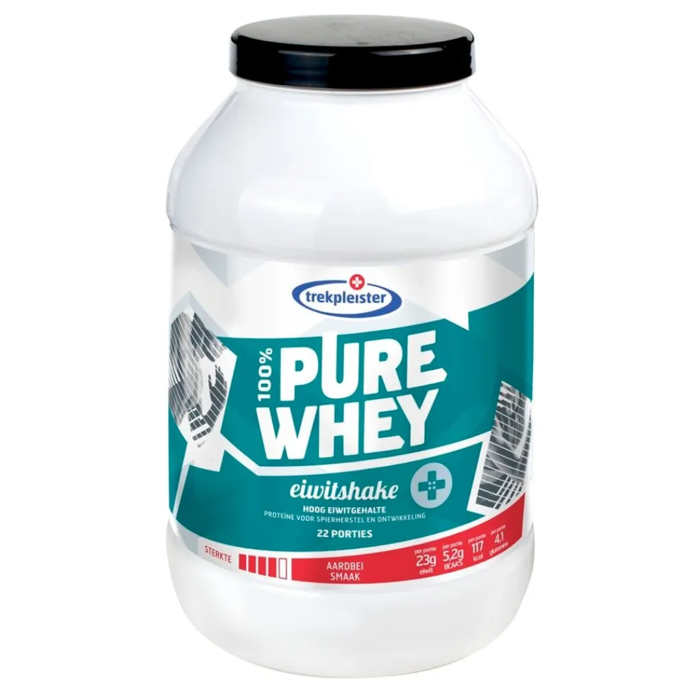 Trekpleister Proteïne (Eiwit) Poeders>Strawberry 100% Pure Whey Protein Eiwitshake