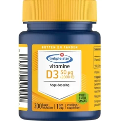 Trekpleister Botten En Gewrichten|Vitamines>Vitamine D3 50 ug Kauwtabletten