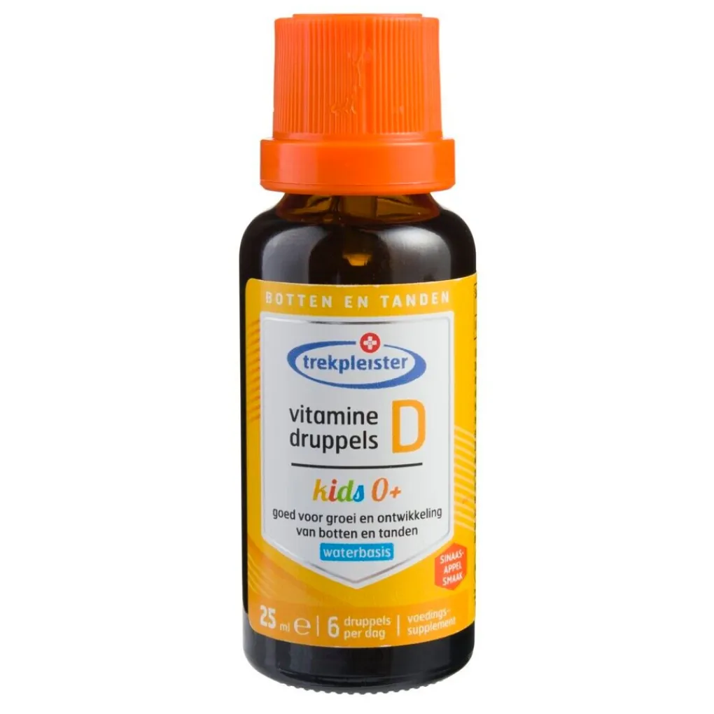Trekpleister Vitamines>Vitamine D Druppels op Waterbasis