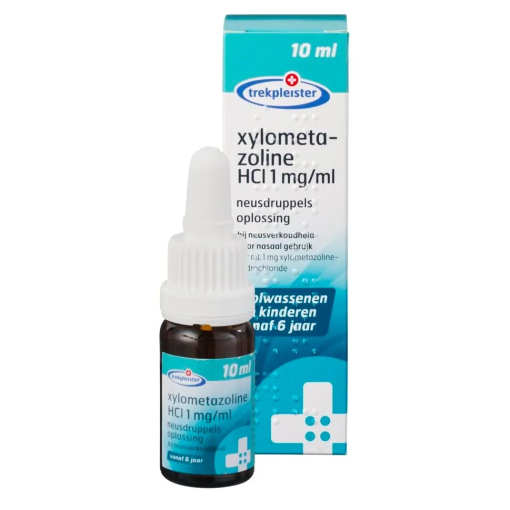 Trekpleister Luchtwegen>Xylometazoline HCl 1 mg/ml Neusdruppels