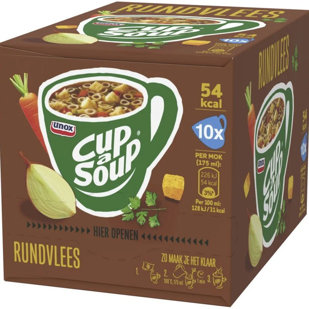 Cup A Soup Soep>Unox Rundvlees Cup-a-Soup