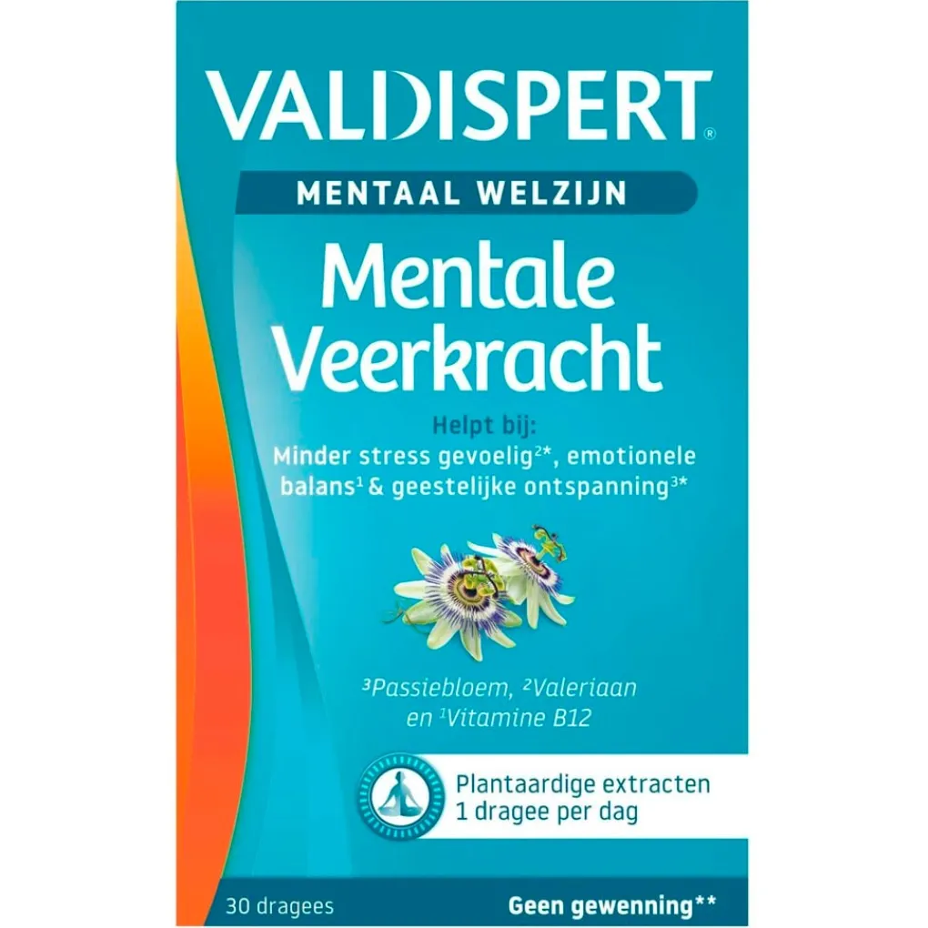 Valdispert Natuurlijke Supplementen|Rust En Ontspanning>Mentaal Welzijn Mentale Veerkracht Dragees