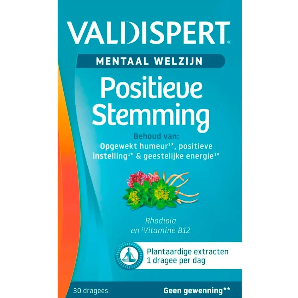 Valdispert Natuurlijke Supplementen|Rust En Ontspanning>Mentaal Welzijn Positieve Stemming Dragees
