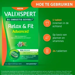 Valdispert Natuurlijke Supplementen|Rust En Ontspanning>Relax & Fit Advanced Tabletten