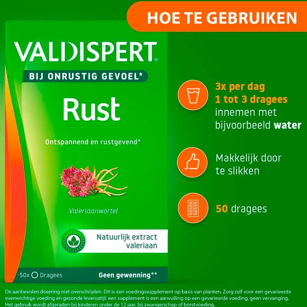 Valdispert Natuurlijke Supplementen|Rust En Ontspanning>Rust Tabletten