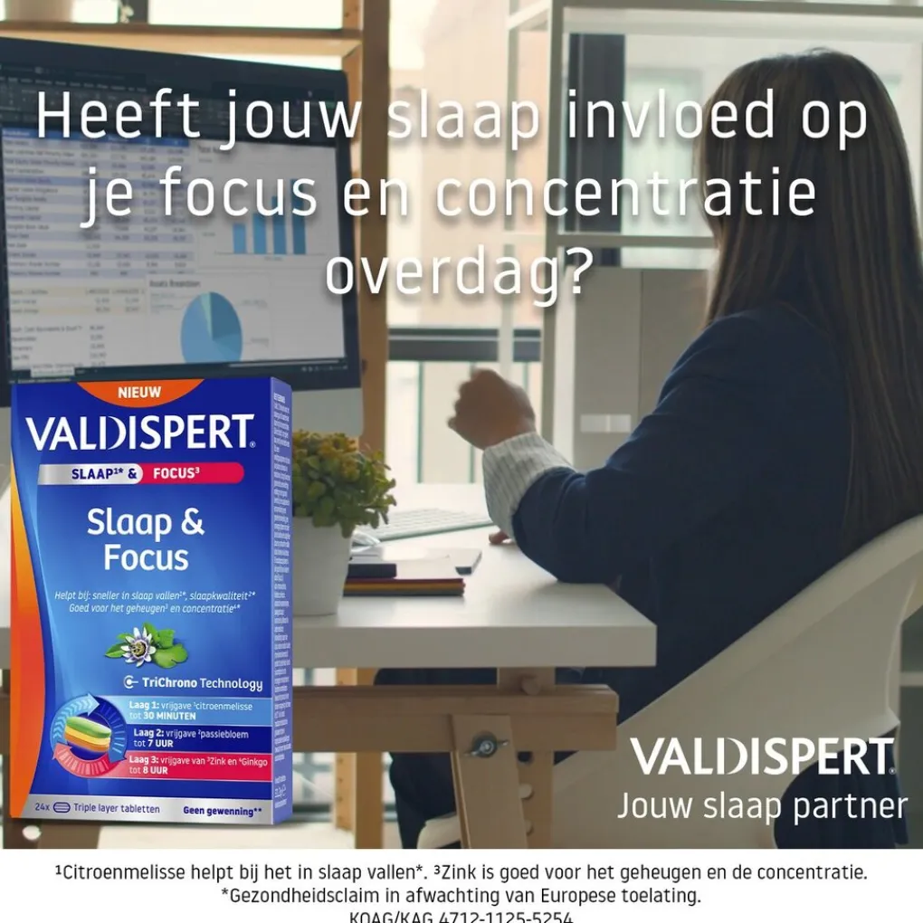 Valdispert Natuurlijke Supplementen|Rust En Ontspanning>Slaap & Focus Tabletten