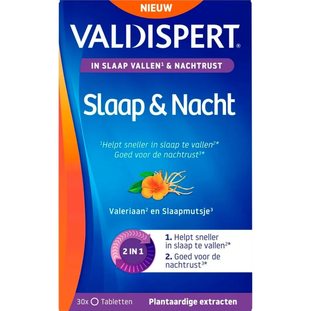 Valdispert Natuurlijke Supplementen|Rust En Ontspanning>Slaap & Nacht Tabletten