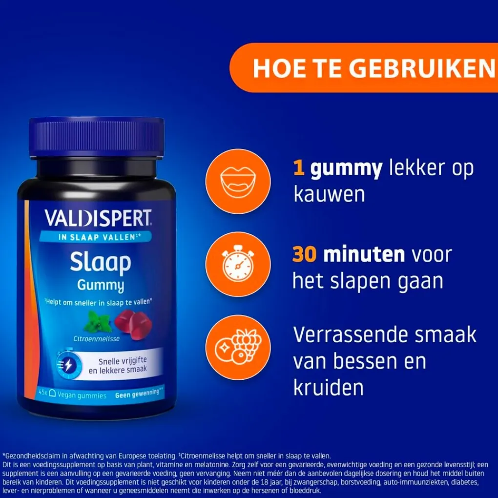 Valdispert Natuurlijke Supplementen|Rust En Ontspanning>Slaap Gummies