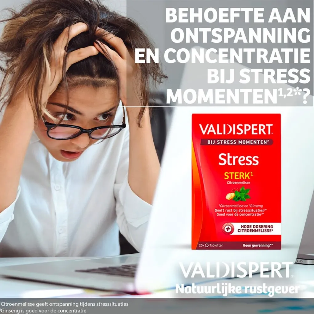 Valdispert Rust En Ontspanning>Stress Moments Sterk Tabletten