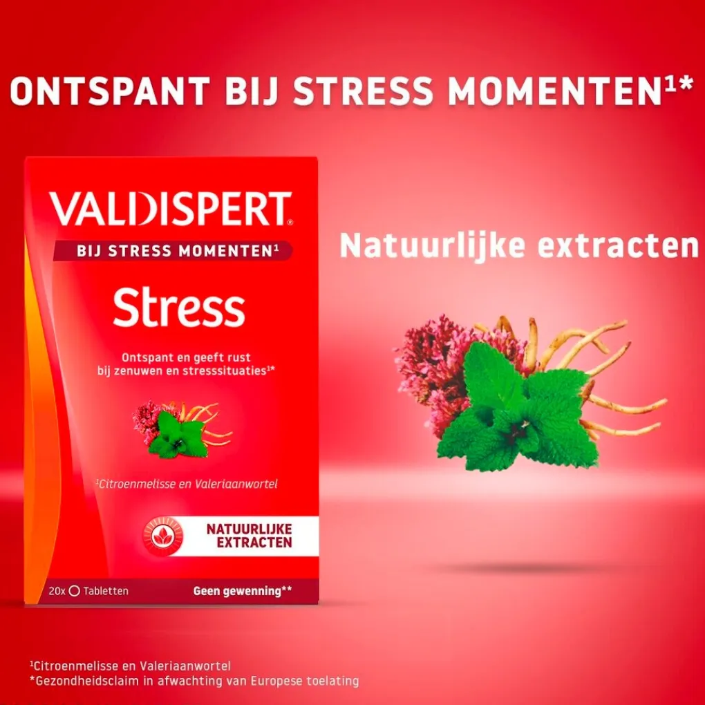 Valdispert Natuurlijke Supplementen|Rust En Ontspanning>Stress Moments Tabletten