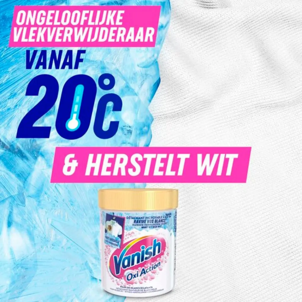 Vanish Vlekverwijderaars>Oxi Action Vlekverwijderaar Poeder