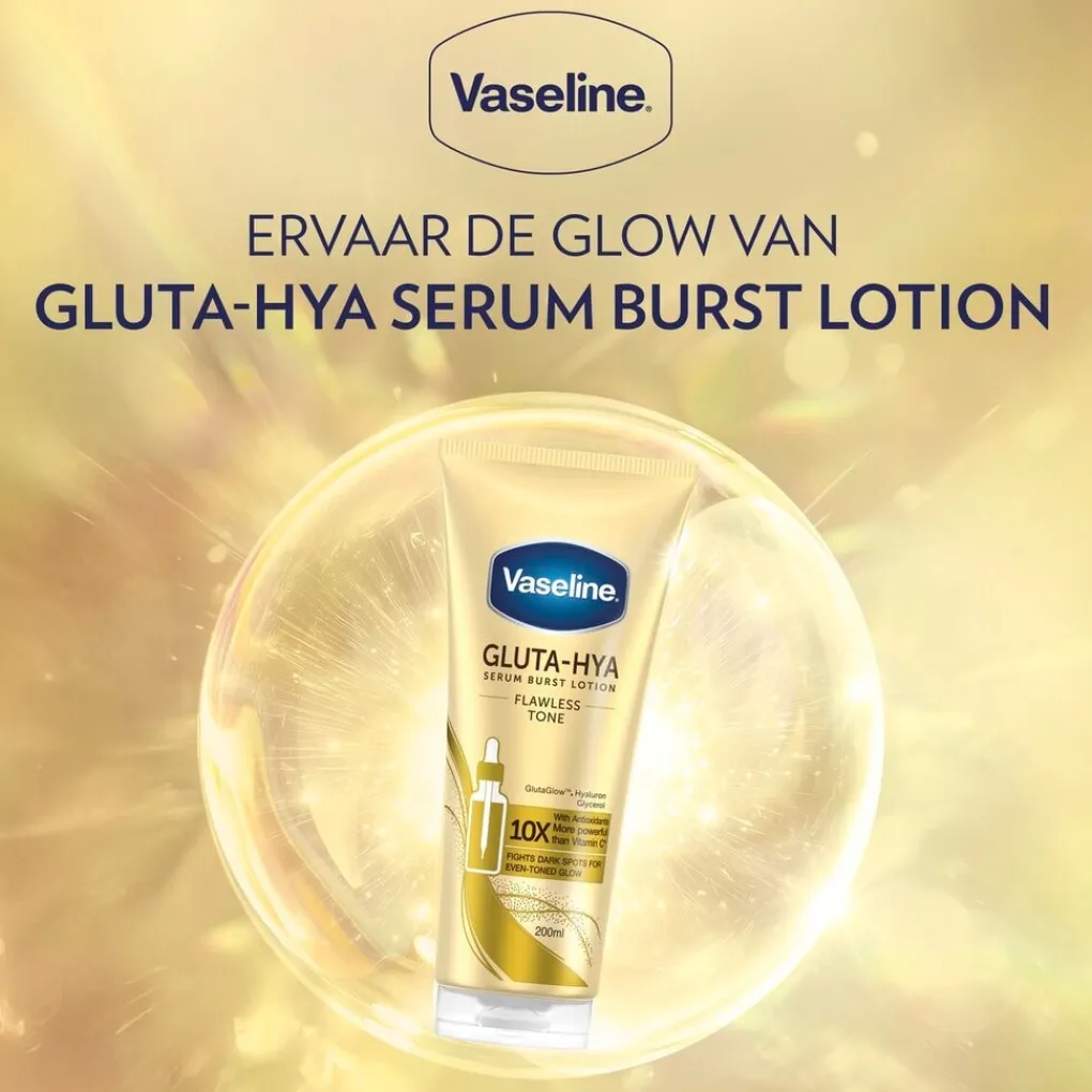 Vaseline Bodylotion>Gluta-Hya Flawless Tone Semi Burst Lotion