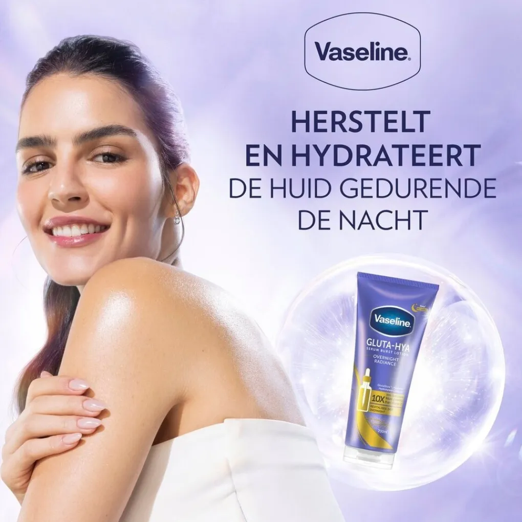 Vaseline Bodylotion>Gluta-Hya Overnight Radiance Serum Burst Lotion