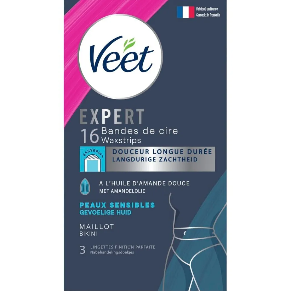 Heren Veet Ontharingscreme, Wax En Hars>Expert Waxstrips voor je Bikinilijn