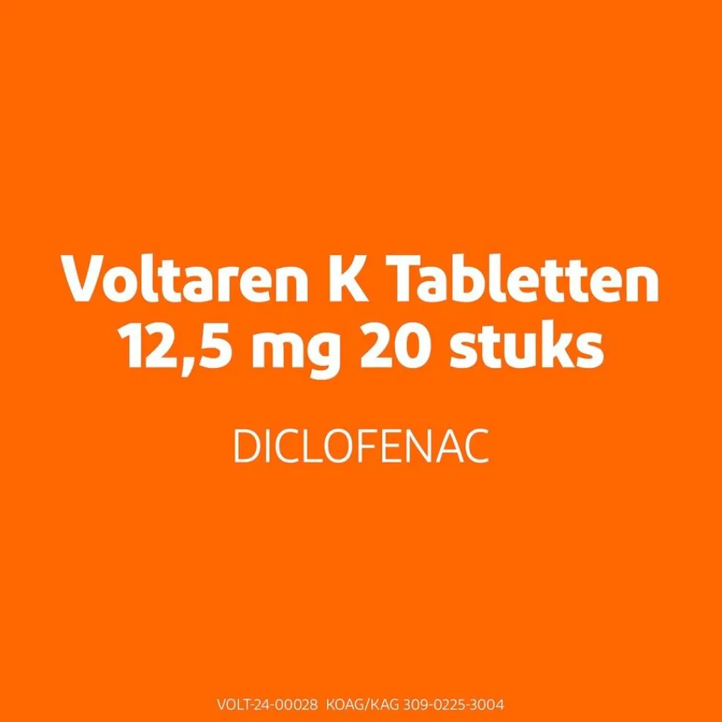 Voltaren Pijn>K 12,5mg Diclofenac-Kalium Filmomhulde Tabletten