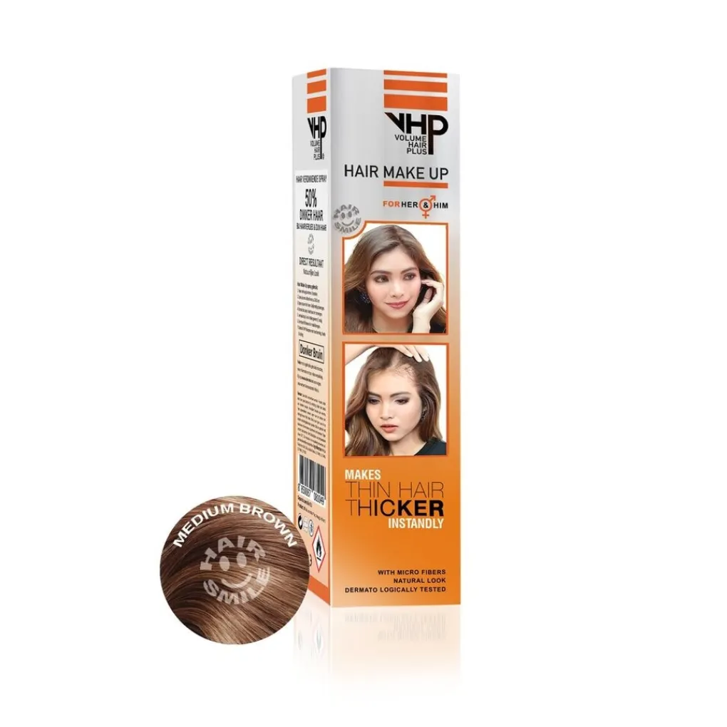 Volume hair Haarlak|Haarverf>Plus Midden Bruin Verdikkende Hairspray