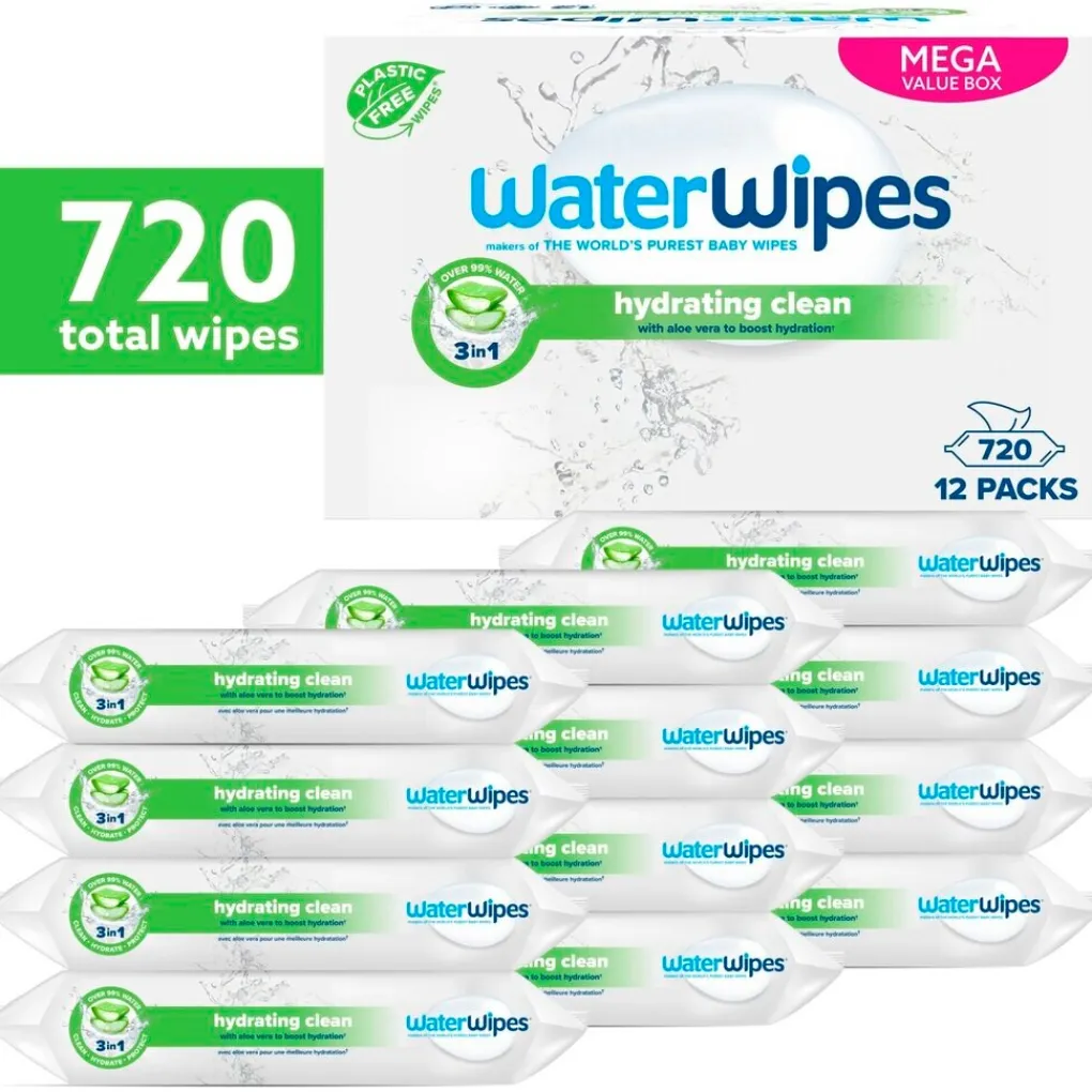 Waterwipes Billendoekjes>Hydrating Clean Babydoekjes