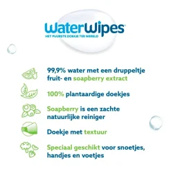 Waterwipes Snoetenpoetsers>Snoetendoekjes