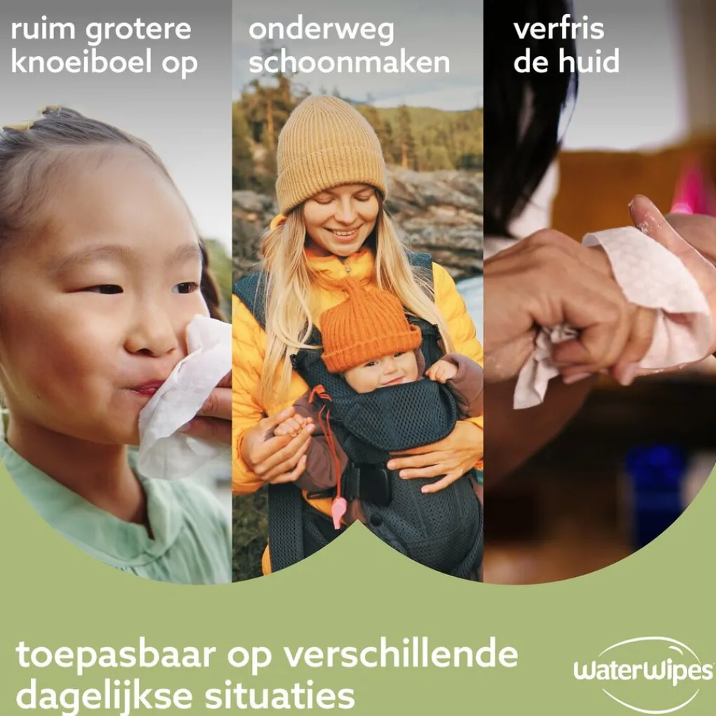 Waterwipes Snoetenpoetsers>Snoetendoekjes