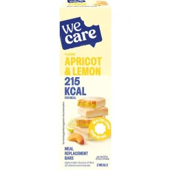 WeCare Maaltijdrepen, Drinkmaaltijden|Maaltijdvervangers>Apricot & Lemon Meal Replacement Bars