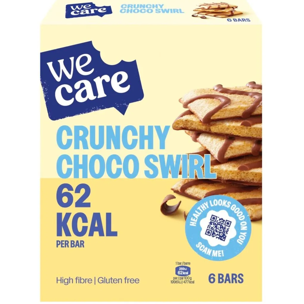 WeCare Maaltijdrepen, Drinkmaaltijden>Crunchy Choco Swirl Bars
