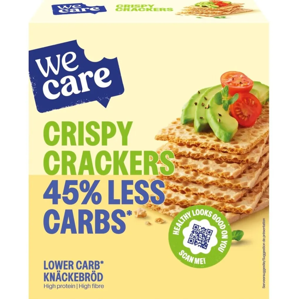 WeCare Koolhydraatarm>Lower Carb Crispy Crackers