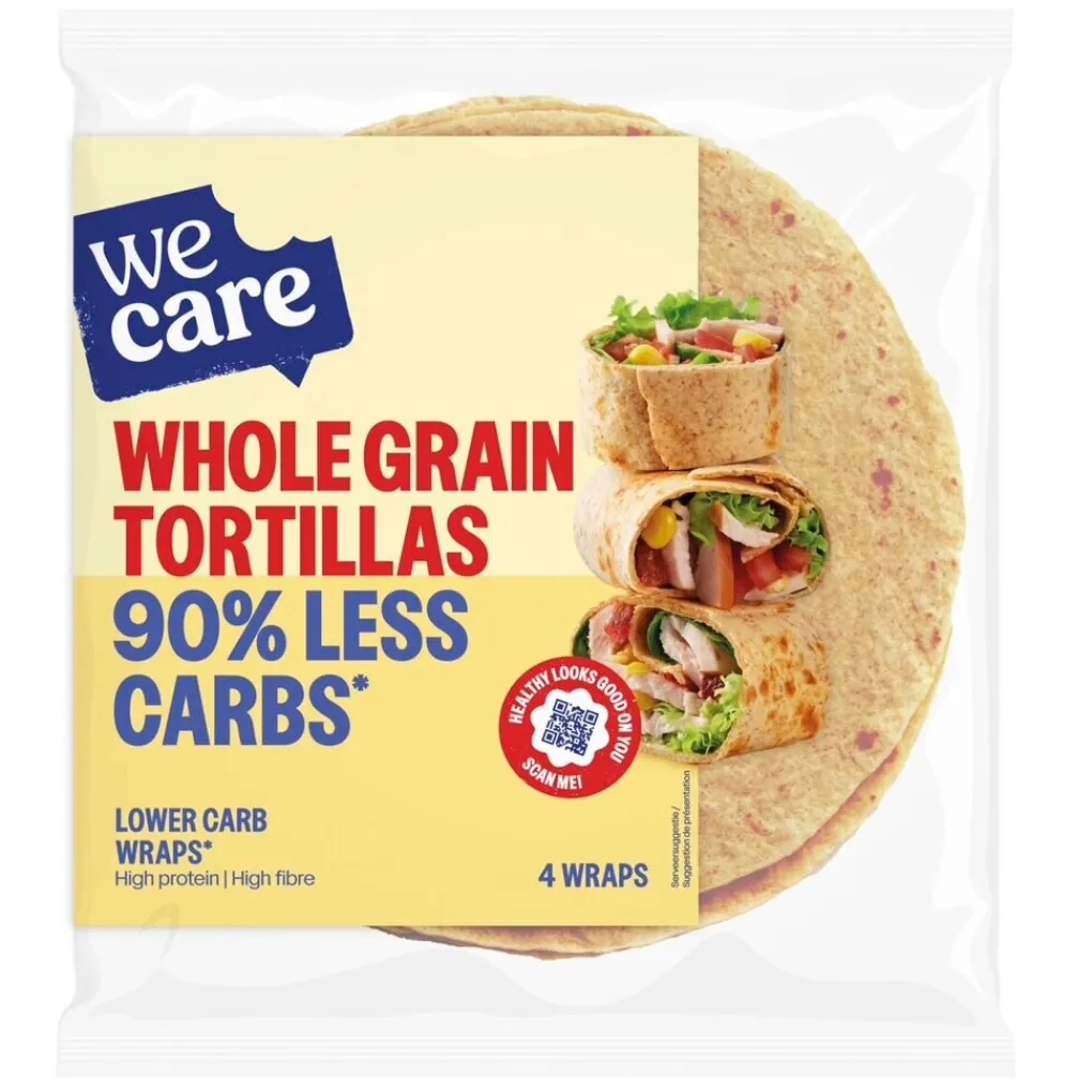 WeCare Koolhydraatarm>Whole Grain Tortillas Lower Carb Wraps