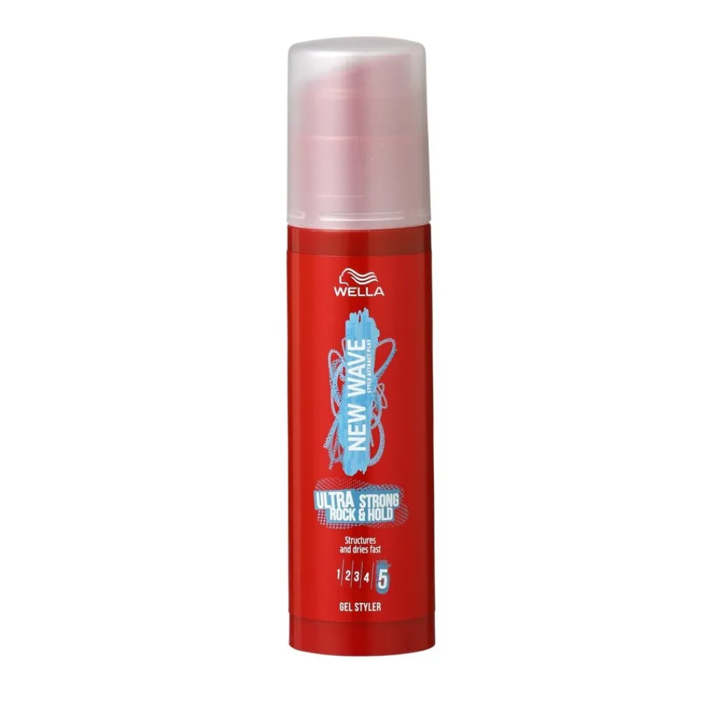 Wella New Wave Haargel>Ultra Strong Rock & Hold Haargel Styler