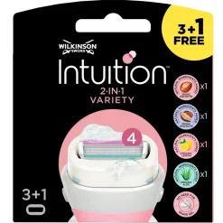 Heren Wilkinson Sword Scheermesjes>Wilkinson Intuition 2-in-1 Variety Navulmesjes