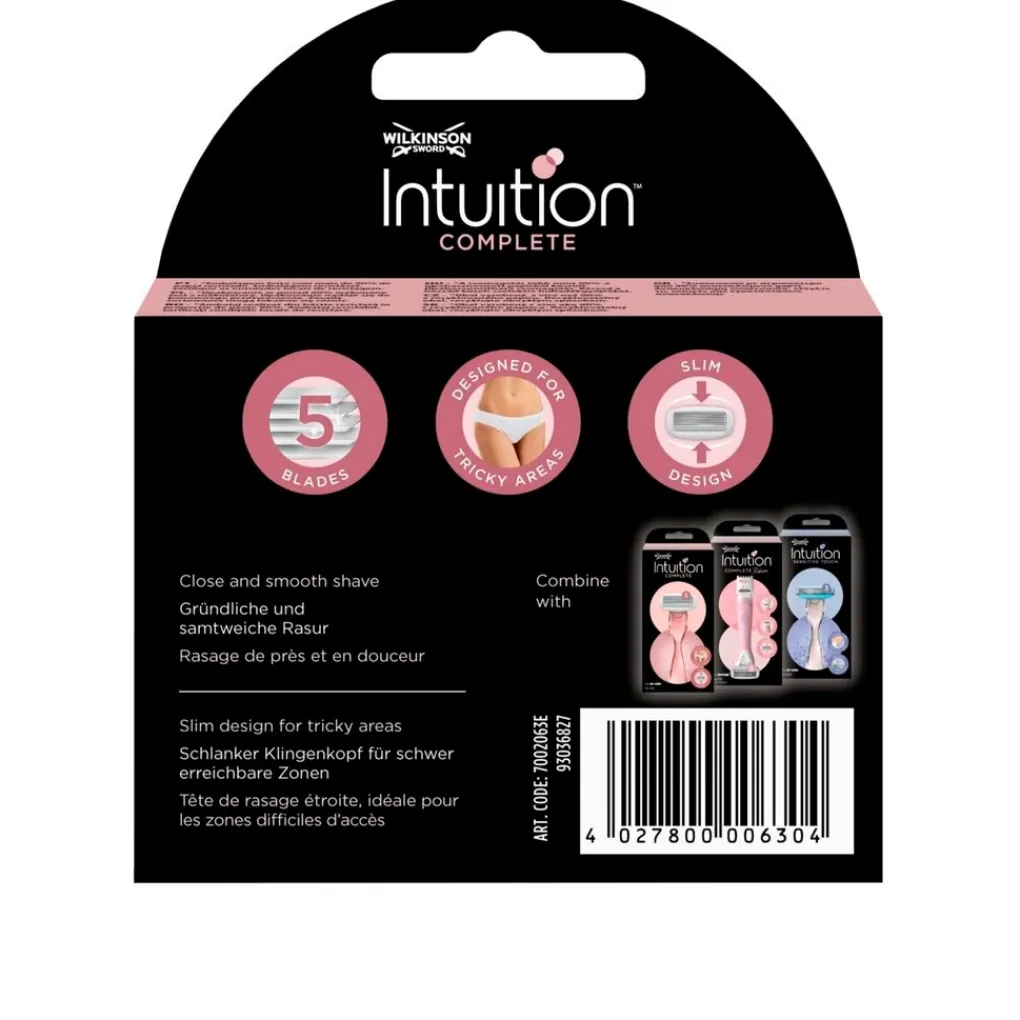 Heren Wilkinson Sword Scheermesjes>Intuition Complete Navulmesjes