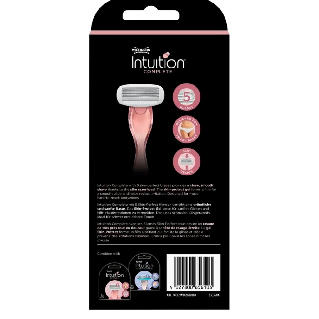 Heren Wilkinson Sword Scheermesjes>Intuition Complete Scheersysteem