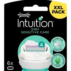 Heren Wilkinson Sword Scheermesjes>Intuition 2-in-1 Sensitive Navulmesjes