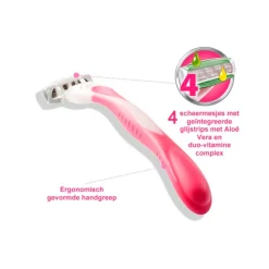 Heren Wilkinson Sword Scheermesjes>Quattro Smooth Sensitive Wegwerpscheermesjes
