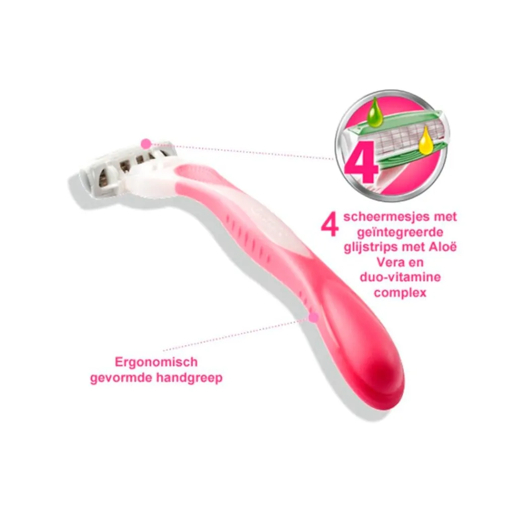 Heren Wilkinson Sword Scheermesjes>Quattro Smooth Sensitive Wegwerpscheermesjes