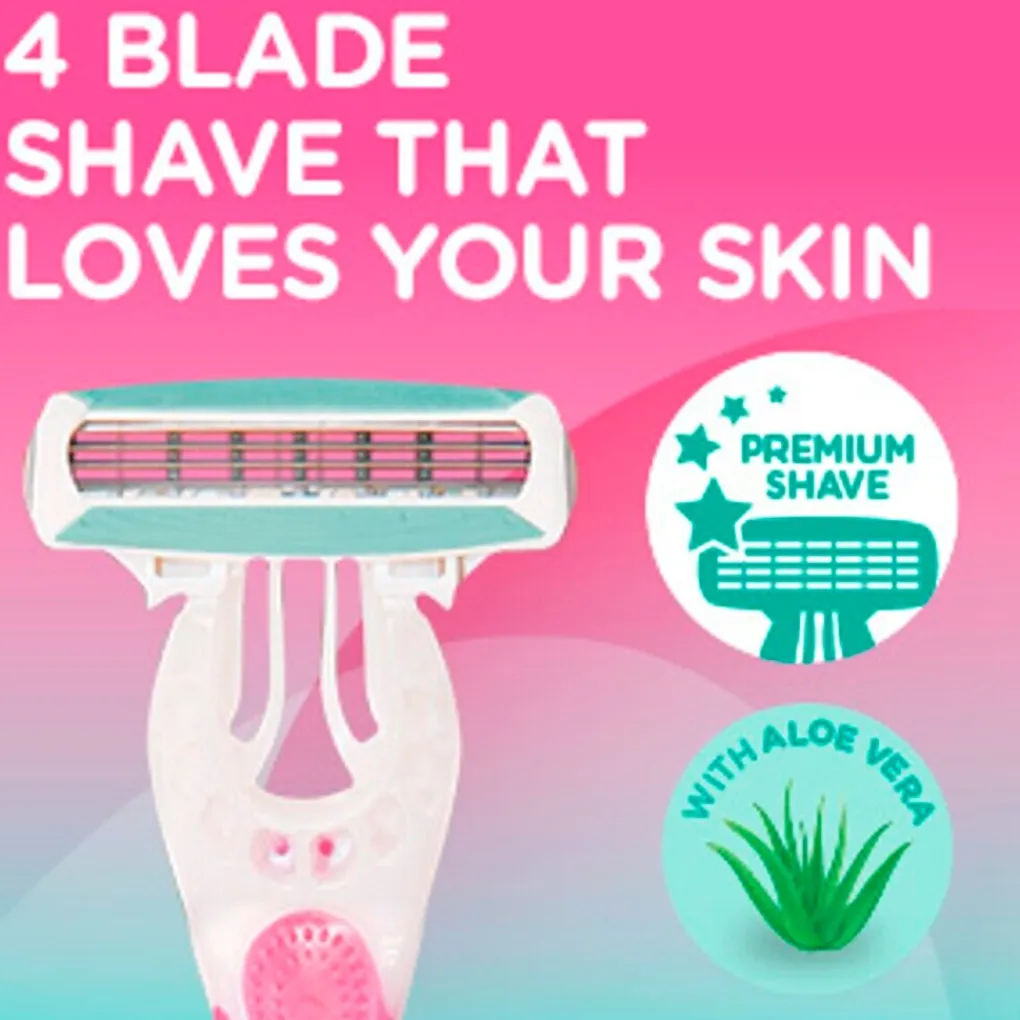 Heren Wilkinson Sword Scheermesjes>Quattro Smooth Sensitive Wegwerpscheermesjes