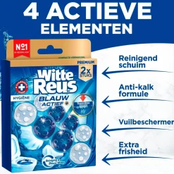 Witte Reus Toiletblokken>Blauw Actief Hygiëne Toiletblok