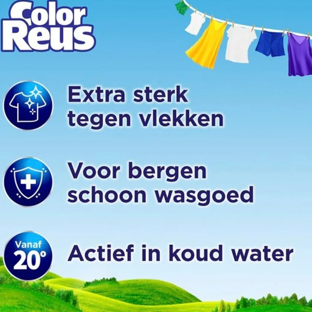 Witte Reus Wasmiddel>Color Reus Vloeibaar Wasmiddel