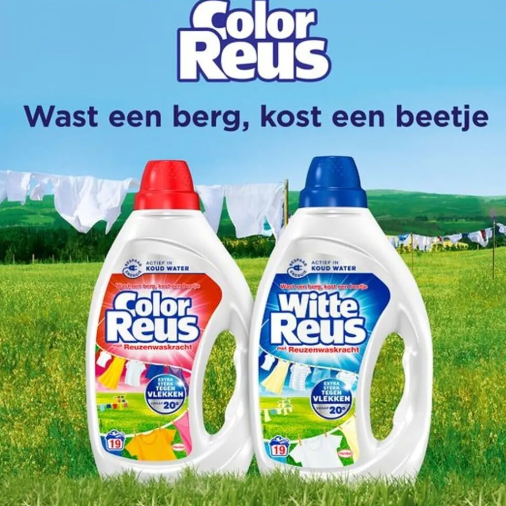Witte Reus Wasmiddel>Color Reus Vloeibaar Wasmiddel