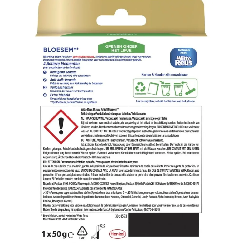 Witte Reus Toiletblokken>Limited Edition Bloesem Toiletblok