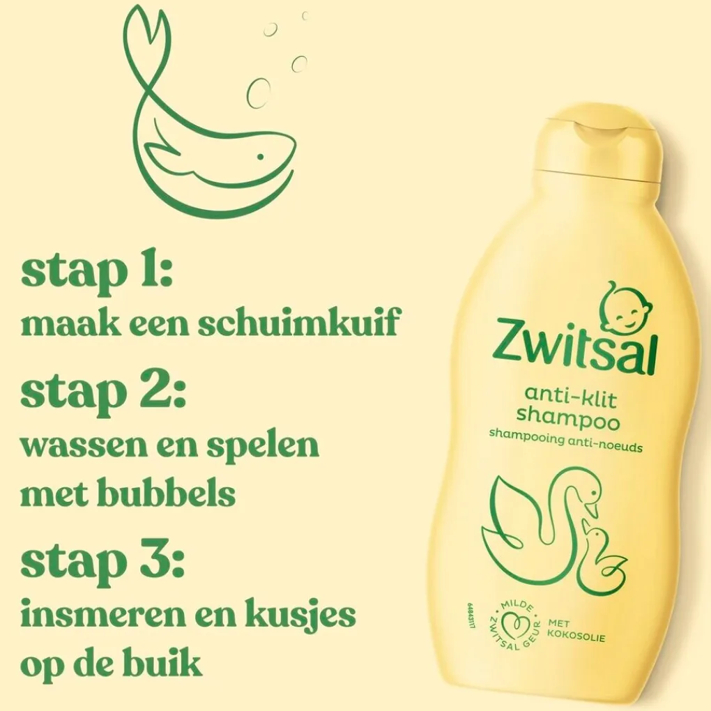 Zwitsal Baby Haarverzorging>Anti‑Klit Shampoo