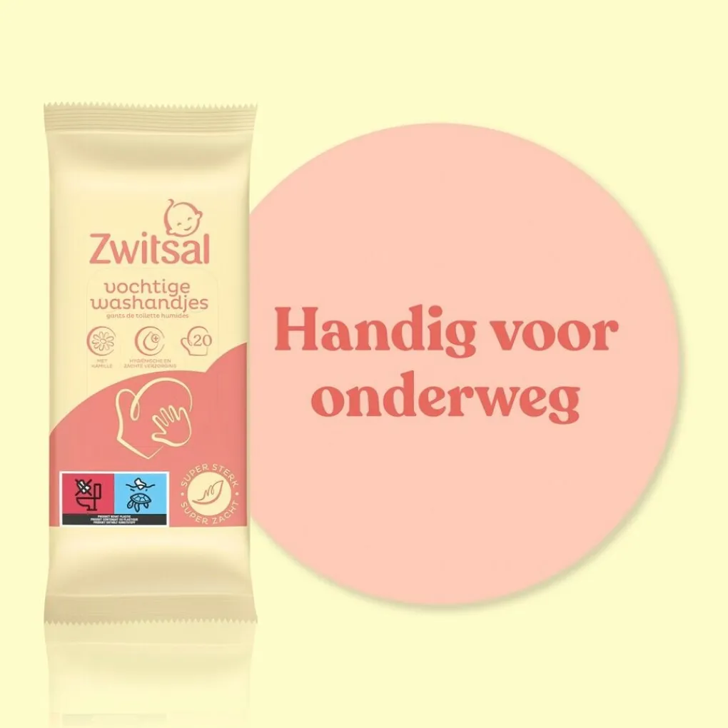 Zwitsal Billendoekjes|Baby Vochtige Washandjes>Goedemorgen Vochtige Washandjes