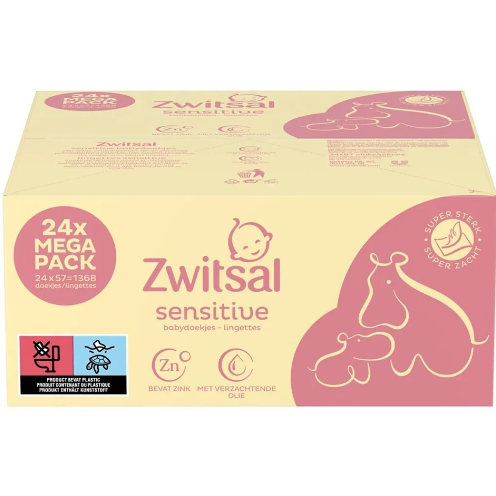 Zwitsal Billendoekjes>Sensitive Billendoekjes
