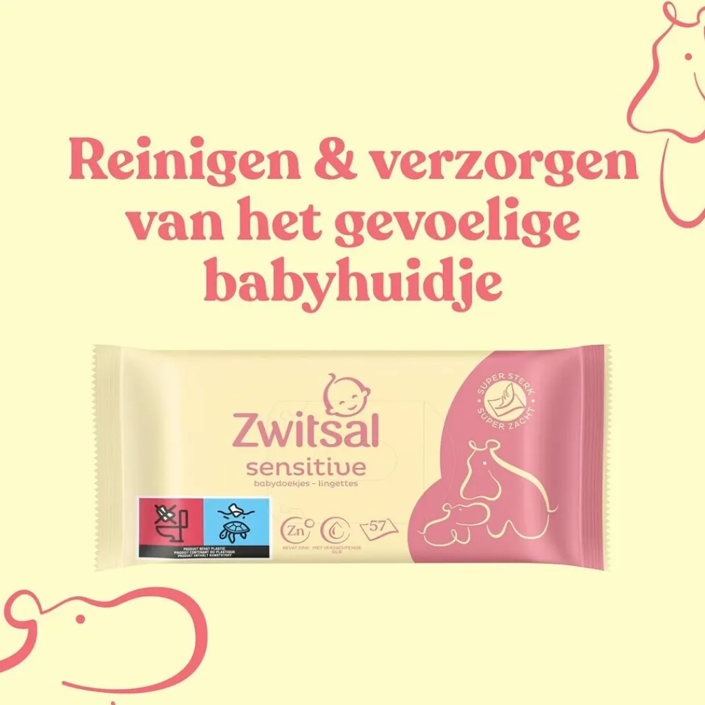 Zwitsal Billendoekjes>Sensitive Billendoekjes