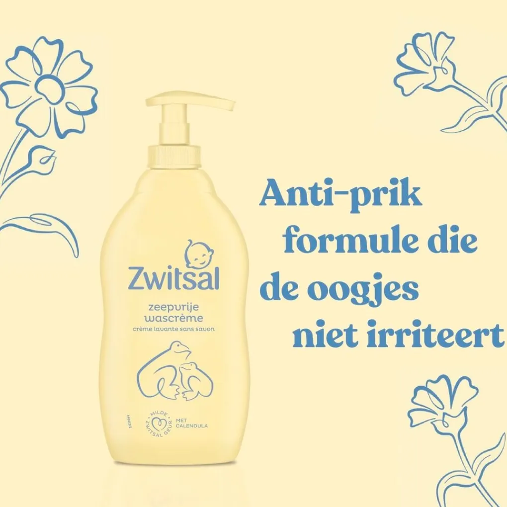 Zwitsal Baby Bad- En Doucheverzorging>Zeepvrije Wascrème